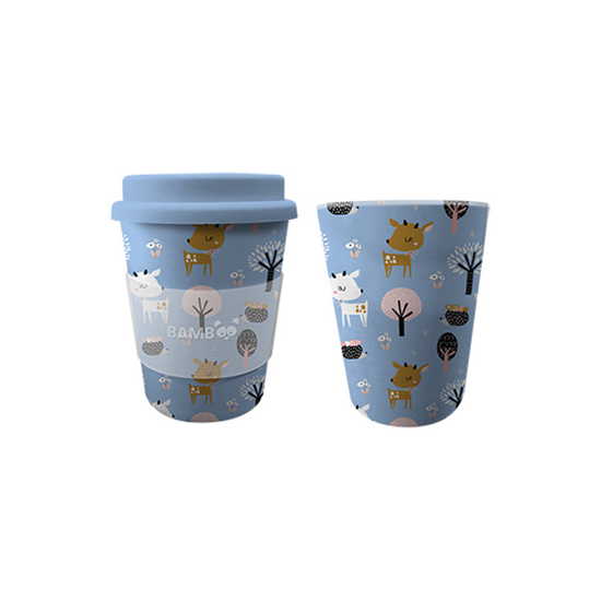 Image Tasse Bambou enfants (9.5 oz) - Forêt