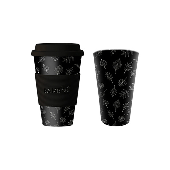 Image Tasse en bambou, Feuilles d'arbre