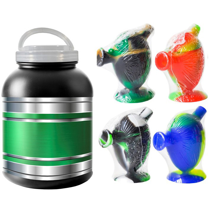 Image Blunt Bubbler en silicone, 4 couleurs assorties