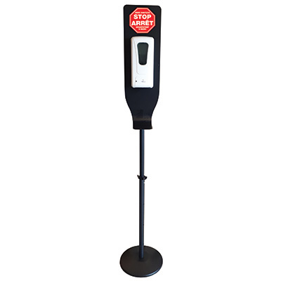 Image Floor Dispenser for Hand Sanitizer - Liquid & Gel Spray Pump