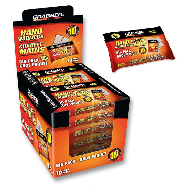 Image Grabber hand warmers, pack of 10