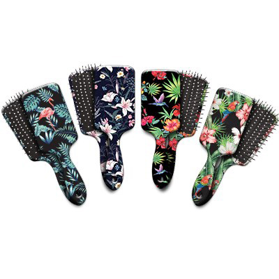 Image Adult Hair Brushes - Tropical Series - 12 pc Assortment
