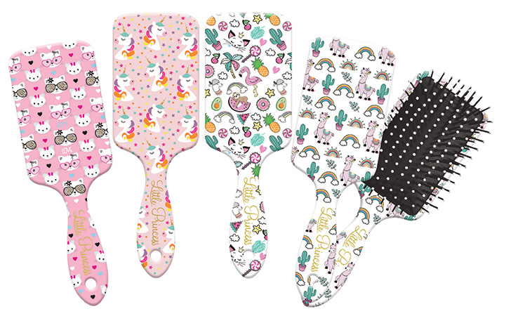 Image Little Princess Hair Brushes - Cool Animals Series - 12 pc Assortment