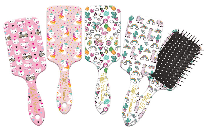 Image Brosses à cheveux Little Princess - Série Animaux Cool - Assortiment de12 mcx