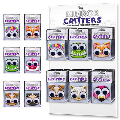 Image Mirror Critters - Started Kit including 1 Pre-loaded Peggable Display (30 pcs) and 30 refills