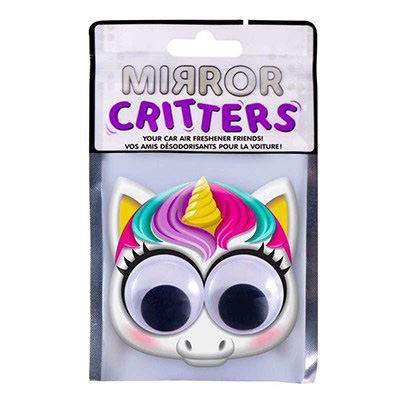 Image Sent-bon Mirror Critters - Licorne - Fragrance bonbon - Yeux en mouvement