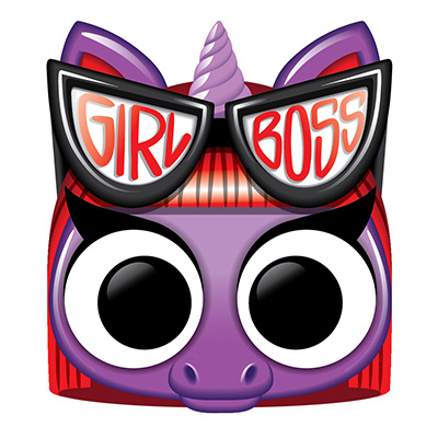 Image Mirror Critters Air Freshner - "Boss Girl"icorn - New Car Fragrance