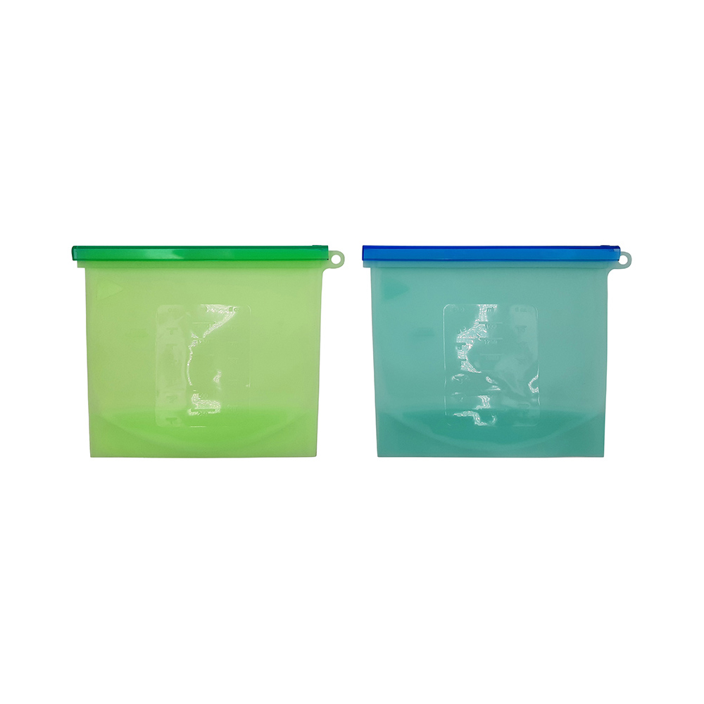 Image SiliconeFood Storage Bags - 2 pcs - 1500ml