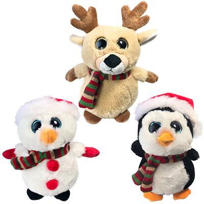 Image X-mas Buddies Plush 18cm, 3 assorted (Penguin, Reindeer, Snowman)