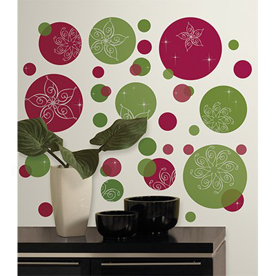 Image Seasonal Wall Decals - Festive Dots