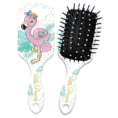 Image Brosse à cheveux pour enfants Little Princess - Série Magique - Flamant