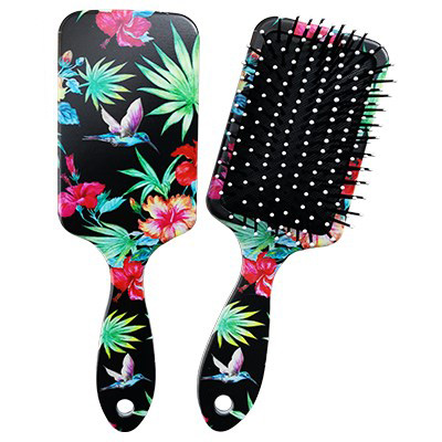 Image Brosse à cheveux pour adultes - Série tropicale - Colibri