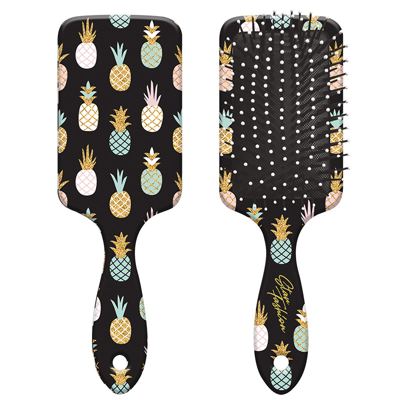 Image Brosse à cheveux pour adultes - Série Glam - ANANAS / Grandeur large