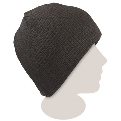 Image Knitted Hat for Men - Black