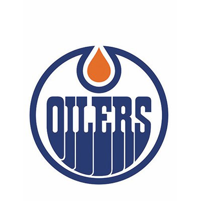 Image Appliqués muraux autocollants 2 x 5.5'', Oilers d'Edmonton