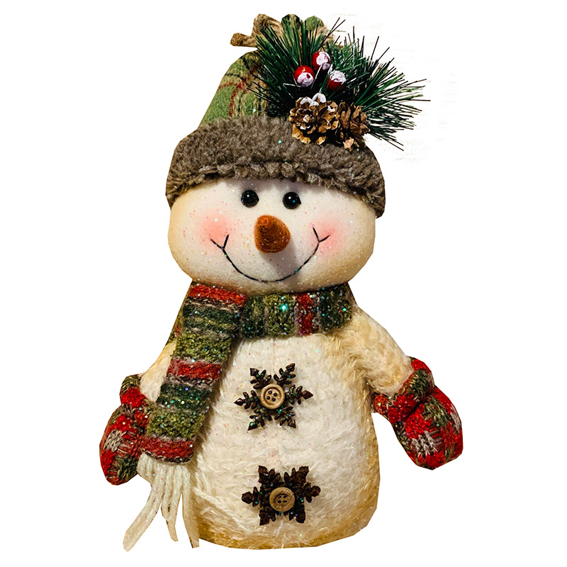 Image Snowman - Glitter Collection - Green Hat