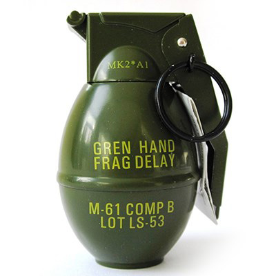 Image Briquet Deluxe Grenade FRAG