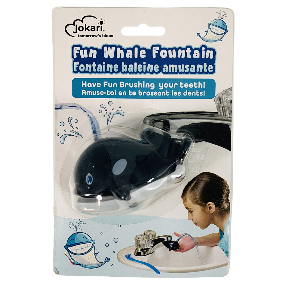 Image JOKARI - Fontaine baleine amusante pour robinet, noir