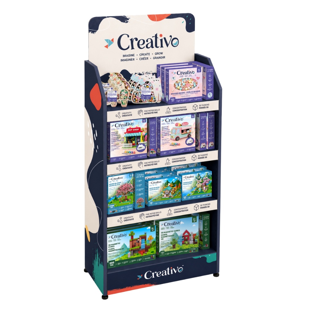 Image Creativo – Ass't de 73 jouets en présentoir plancher