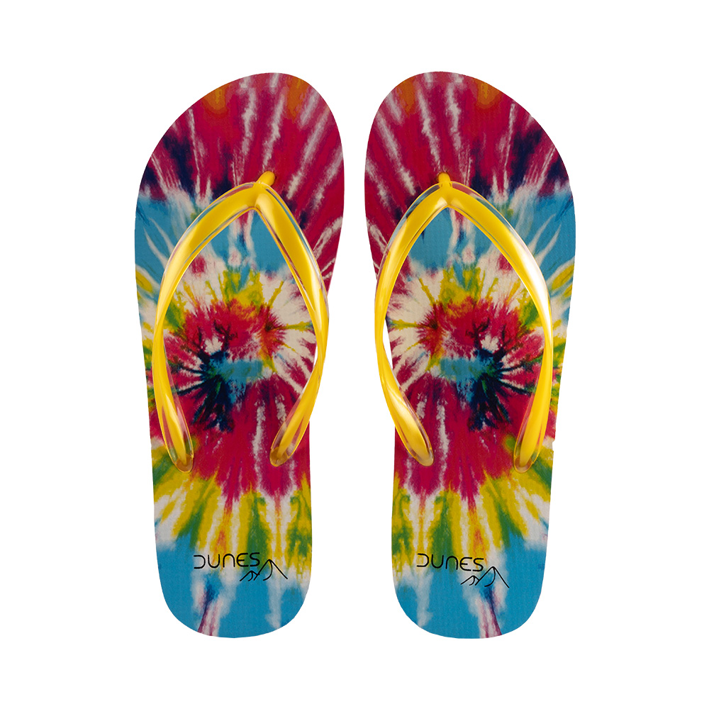 Image Assortiment de 6 sandales adultes / Tie dye - Multi-couleurs (6 grandeurs assorties)