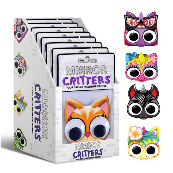 Image Mirror Critters - Started Kit including 1 counter display and 20 assorted car air-fresheners