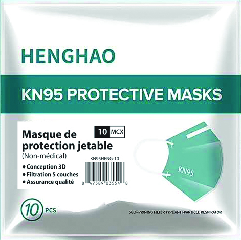 Image White KN95 masks - Bag of 10pcs