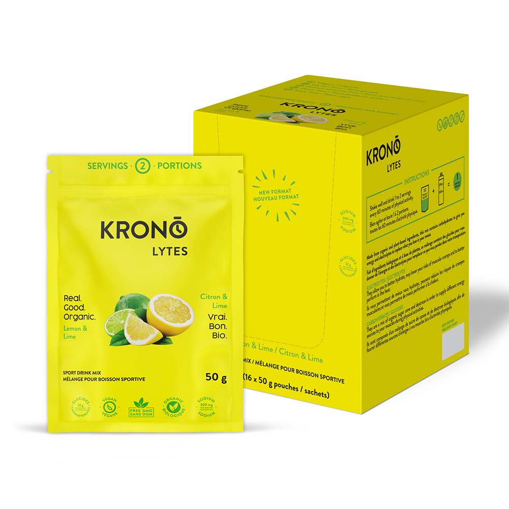 Image KRONO Boisson Electrolytes 50g Lime et Citron