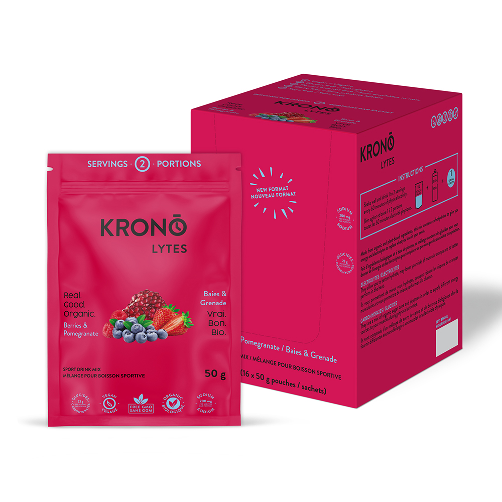 Image KRONO Boisson Electrolytes 50g Baies et Grenade