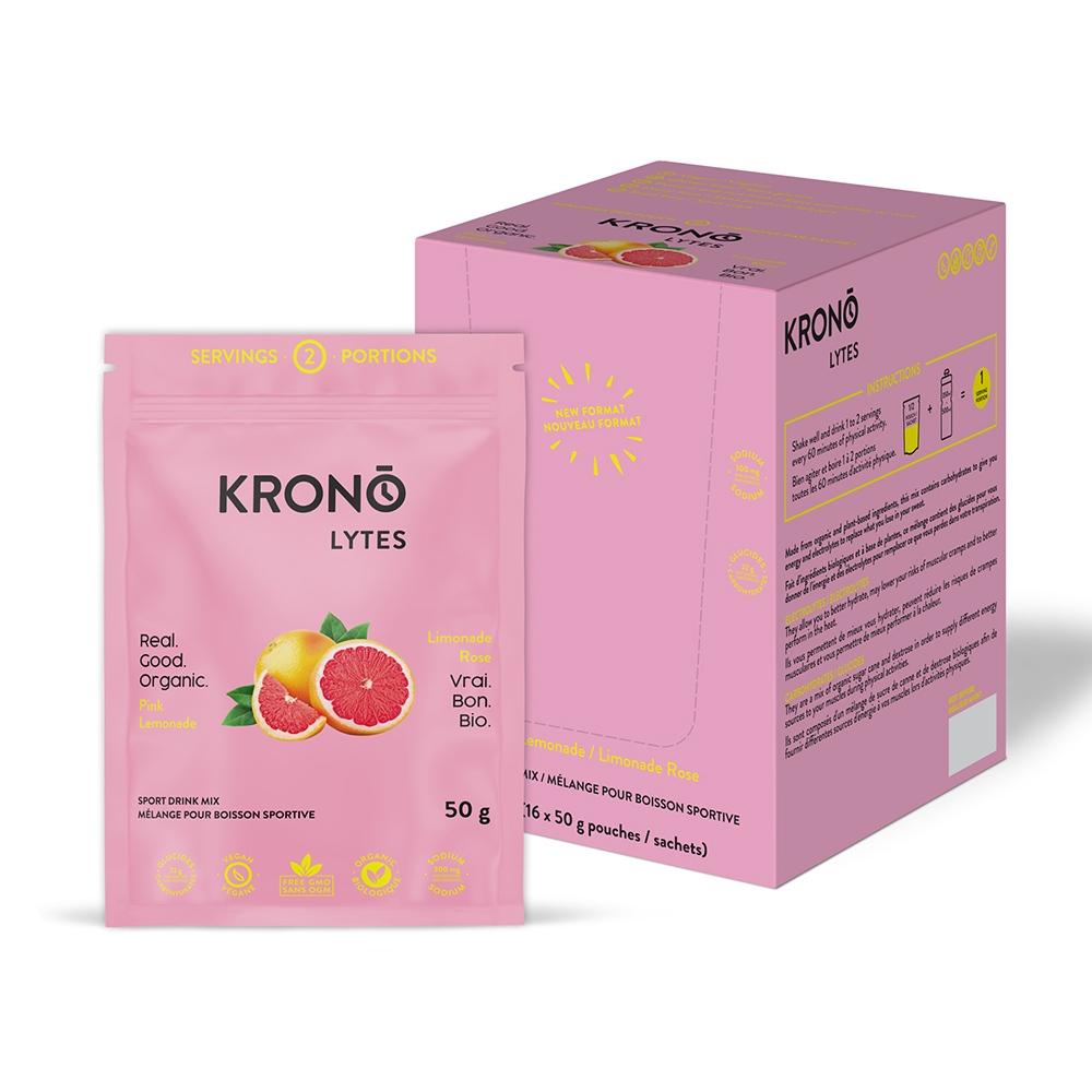 Image KRONO Boisson Electrolytes 50g Limonade Rose