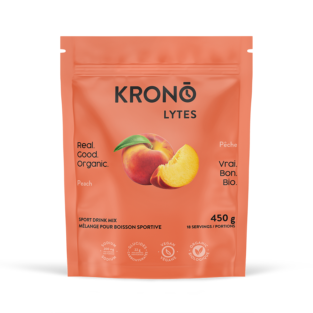 Image KRONO Boisson Electrolytes 450g Peche