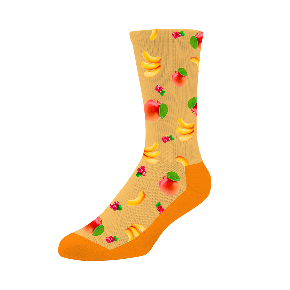 Image KRONO socks apricots pale ORANGE - Size M/L