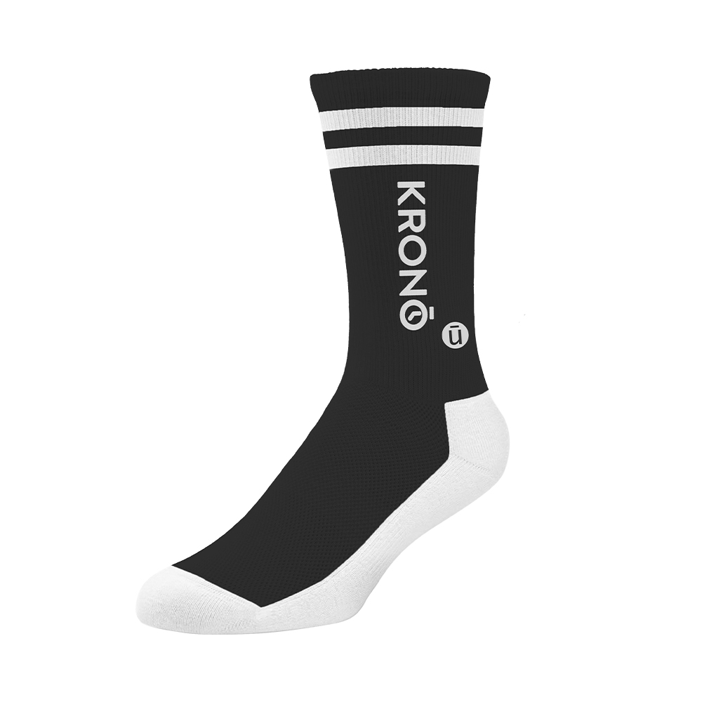 Image KRONO socks stripe BLACK/WHITE - Size M/L