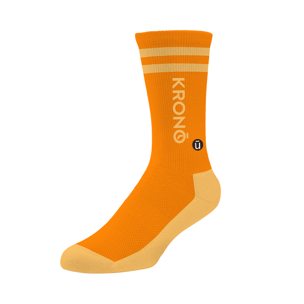 Image KRONO socks stripe ORANGE - Size M/L