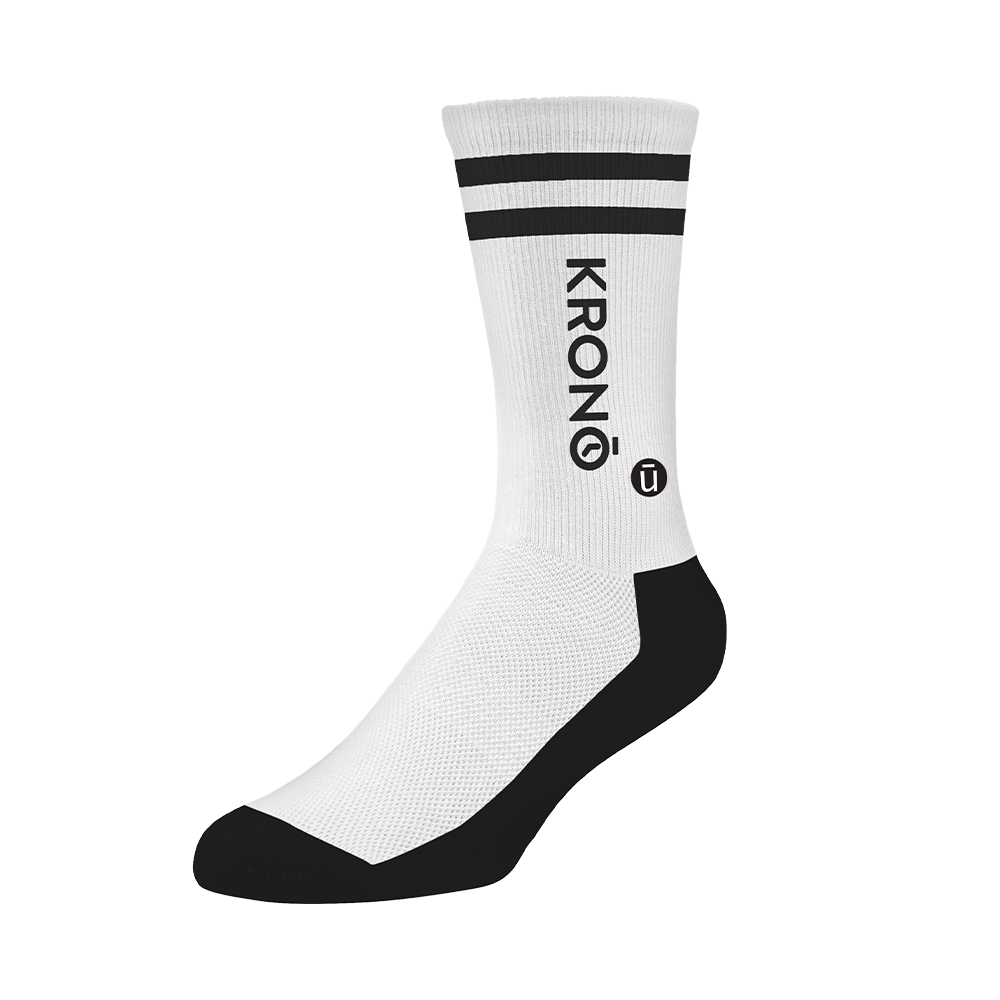 Image KRONO socks stripe WHITE/BLACK - Size S/M