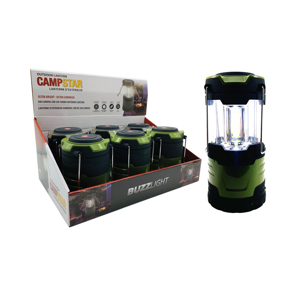 Image 500 Lumens COB LED Jumbo Lantern - CAMPSTAR - in a counter display