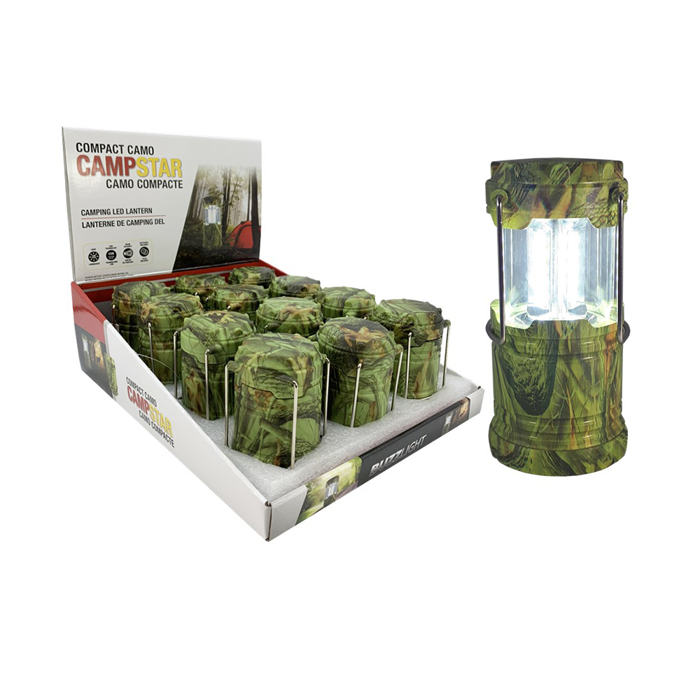 Image Campstar Camo Compacte, lanterne de camping COB DEL