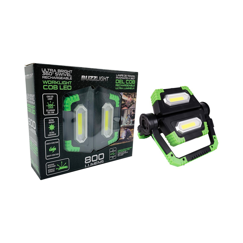 Image 800 Lumens COB LED 360o Swivel Worklight - Rechargeable