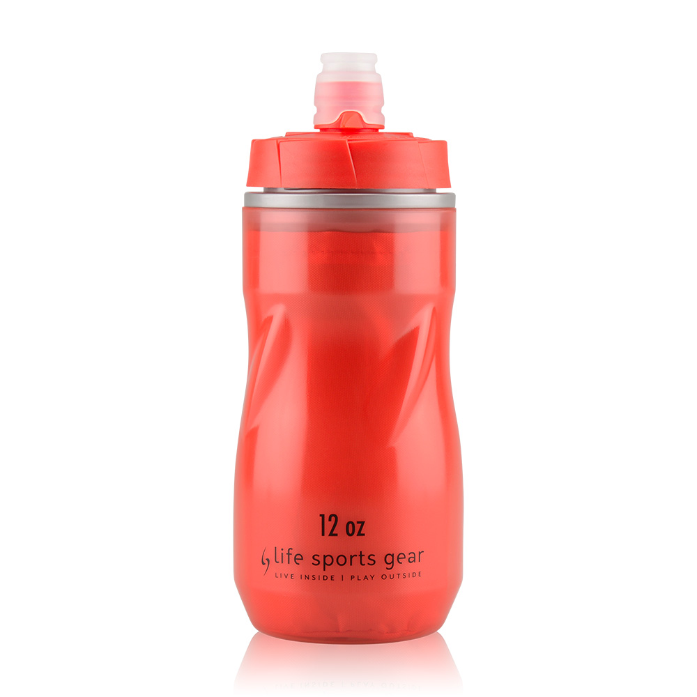 Image LSG Bouteille isolée12oz ROUGE