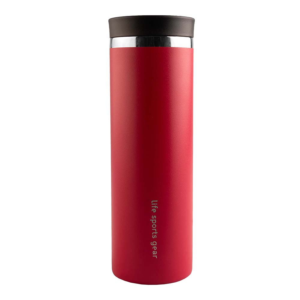 Image LSG Stainless Steel dual wall 450ml/15oz bottle RED