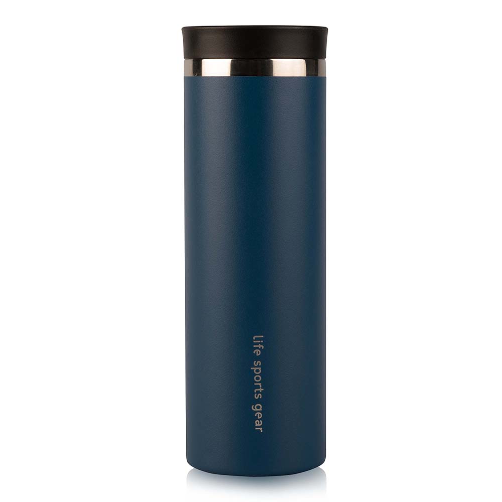 Image LSG Stainless Steel dual wall 450ml / 15oz bottle NAVY BLUE