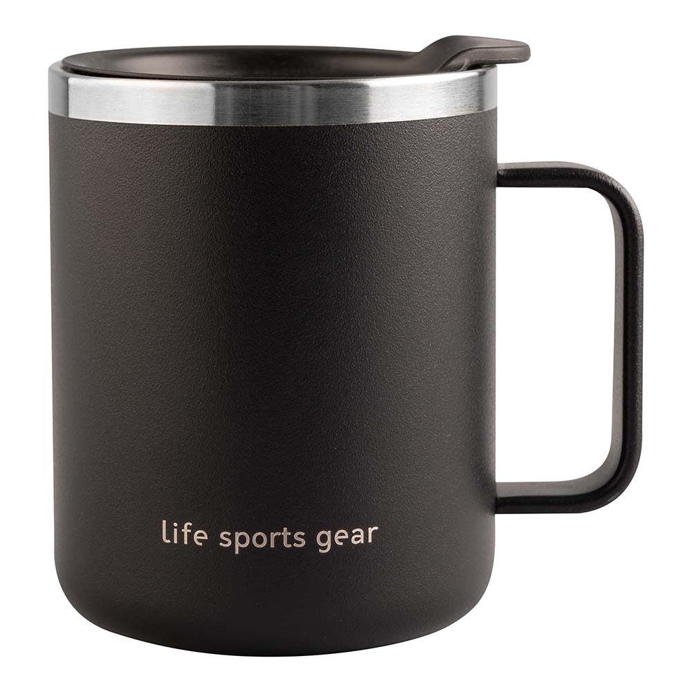 Image LSG Stainless Steel dual wall 380ml/13oz mug BLACK