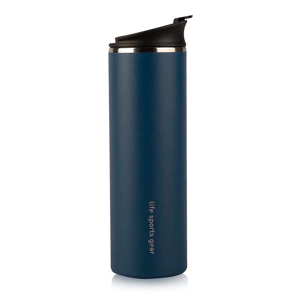 Image LSG Stainless Steel dual wall 480ml/16oz bottle NAVY BLUE