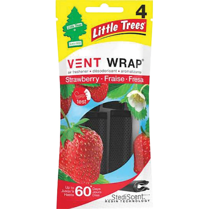 Image Little Trees Vent Wrap 4/pk - Strawberry