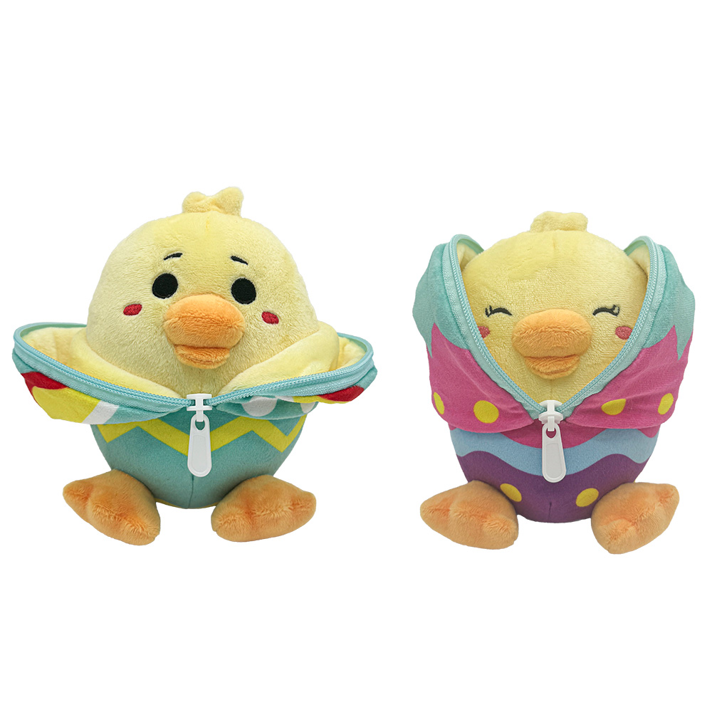 Image EGGIES - Chicks in an Egg with Zipper - 12-PC Assortment