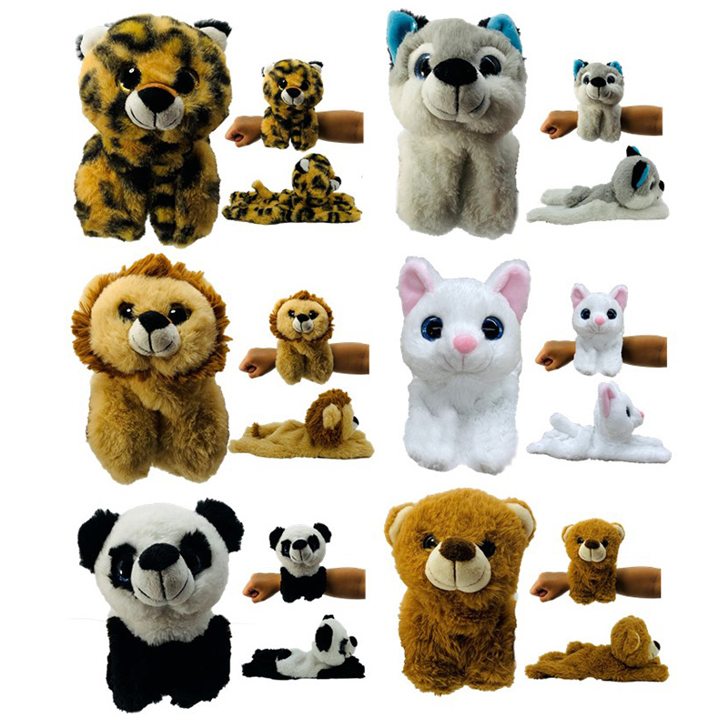 Image GRABBIES - Bracelets peluches à enrouler - Assortiment de 24 mcx sur chaîne