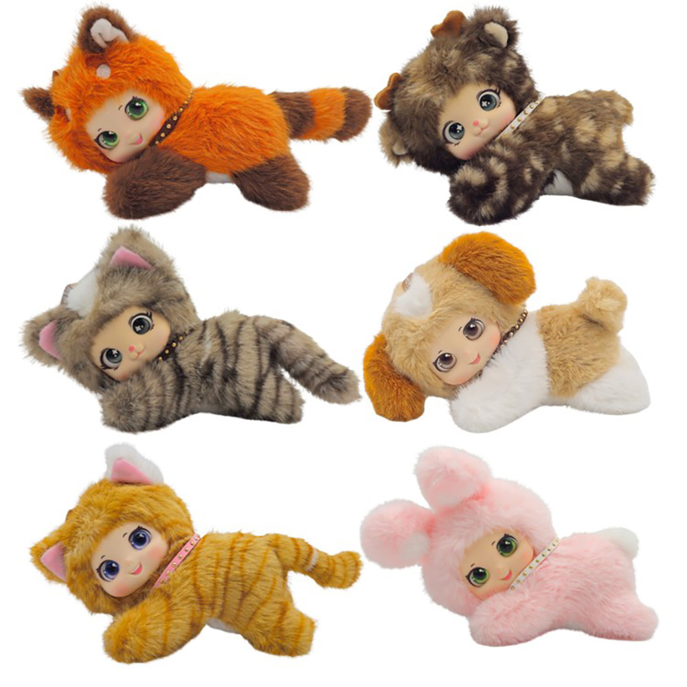 Image LAMINA Plush Toys with Doll Face / 6 Characters, 12-PC Assortment