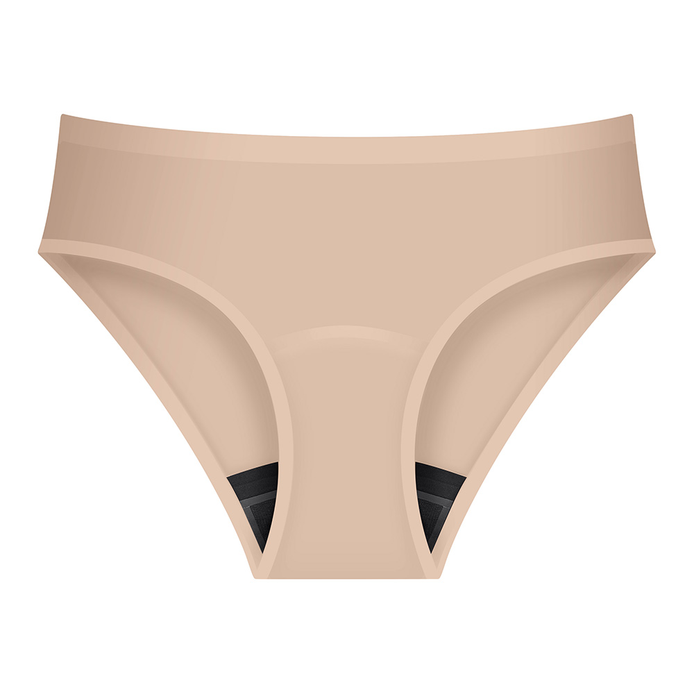 Image Sous-vêtement menstruel réutilisable – Classique - Beige / Moyen