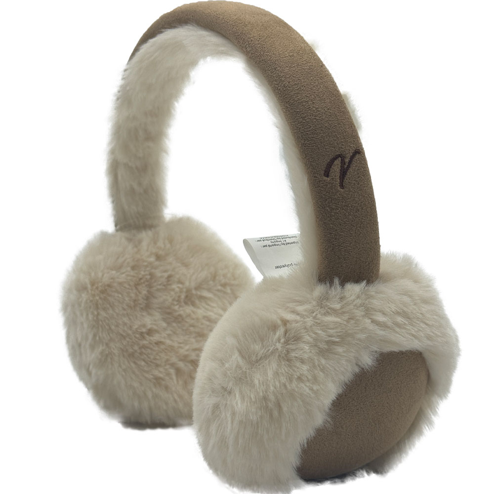 Image Fur Earmuffs - Beige