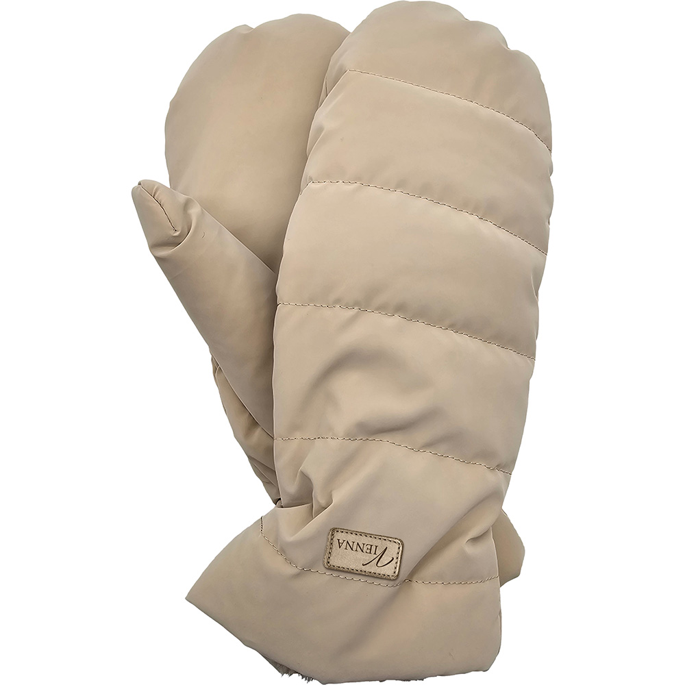Image Mitaines en PU doublées - Beige
