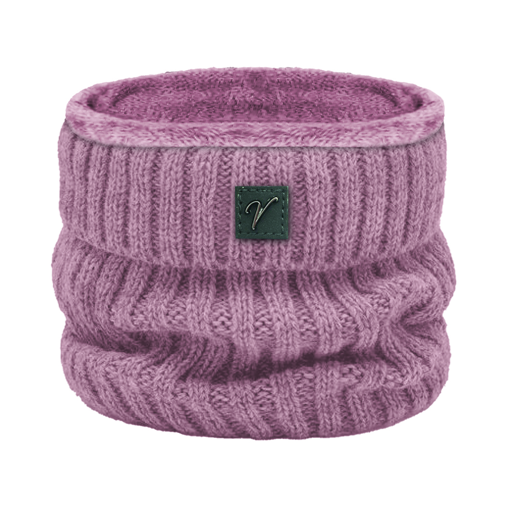 Image Knitted Neckwarmer for Adults, Light Pink
